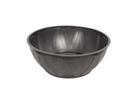 Doniczka TŁOCZONY WZÓR 17x7 cm - Grafit