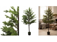 Drzewko świąteczne CHOINKA JODŁA silikonowa PE w doniczce 145 cm