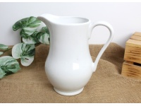 Dzbanek ceramiczny 1,6 l 20,5x20x10 cm BIAŁY