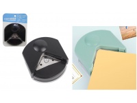 Dziurkacz kreatywny, zaokrąglacz rogów czarny 6x5,5x2 cm