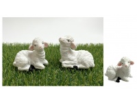 Figurka baranek wielkanocny mix 4,5x3,5 cm - 1 szt