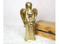 Figurka ceramiczna ANIOŁEK 30 cm ZŁOTY