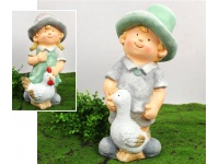 Figurka ceramiczna CHŁOPIEC, DZIEWCZYNKA 40x20,5x20 cm - mix