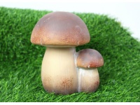 Figurka ceramiczna GRZYBY dwa 14x12x11 cm 32126-1