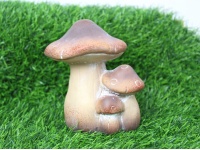 Figurka ceramiczna GRZYBY trzy 12x9x7,5 cm 32201-2