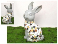 Figurka ceramiczna mozaika ZAJĄC 31x22x15 cm