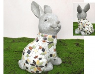 Figurka ceramiczna mozaika ZAJĄC 39x25x15 cm