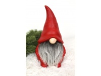 Figurka świąteczna ceramiczna SKRZAT 25x13x13 cm CZERWONY