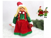 Figurka świąteczna SKRZAT DZIEWCZYNKA, CHŁOPIEC 30 cm - 1 szt