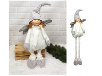 Figurka tekstylna aniołek teleskopowe nogi 70-115 cm