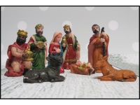 Figurki do szopki 8 el. 16x13,5x3 cm