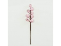 Gałązka dekoracyjna z pisankami 15 cm - RÓŻOWA