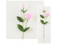 Gałązka EUSTOMA wys. 54 cm kwiat 9,5x6 cm - RÓŻOWA JASNA