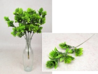 Gałązka ozdobna na piku ala OSET zielony 32 cm - 1 szt