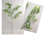 Gałązka PAPROĆ wys. 84 cm ZIELONA z jasnymi końcami