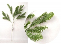 Gałązka silikonowa PE SOSNA 85 cm 5 ramion jasno zielona