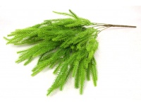 Gałązka siliokonowa PE świerk płaczący 60 cm zielony