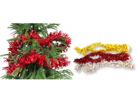 Girlanda, łańcuch choinkowy 2 m średnica 11 cm mix kolor