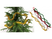 Girlanda, łańcuch choinkowy 2 m średnica 3 cm mix kolor