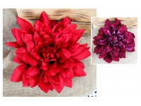 Główka kwiatowa ala Lotos ODCIENIE CZERWIENI 25-27 cm  - 1 szt