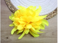 Główka kwiatowa CHRYZANTEMA  14,5x6 cm - ŻÓŁTA