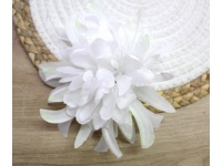 Główka kwiatowa CHRYZANTEMA  14,5x6 cm - BIAŁA