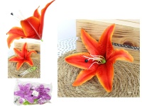 Główka kwiatowa LILIA 21 cm POMARAŃCZOWA - 1 szt