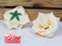 Główka RÓŻA 10x5 cm BRZOSKWINIOWA - 1 szt