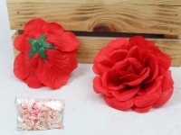 Główka RÓŻA 15x6 cm CZERWONA - 1 szt