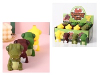 Gniotek antystresowy DINOZAUR z wychodzącymi oczami 8x6x4,5 MIX - 1 szt