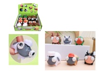 Gniotek antystresowy ZWIERZĄTKA z wychodzącymi oczami 8x5x5 MIX - 1 szt