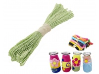 HANDMADE Zrób to sam - sznurek kreatywny gr, 2 mm dł, 30 m - ZIELONY