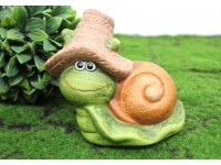 k Figurka ceramiczna ŚLIMAK 14x12,5 cm