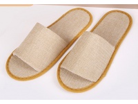 Kapcie domowe gładkie BEŻOWE rozmiar uniwersalny