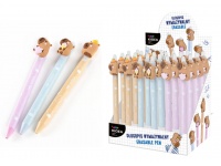 KIDEA Długopis wymazywalny automatyczny z figurką KAPIBARA - 1 szt