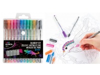 KIDEA Długopisy żelowe METALICZNE 12 kolorów