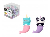 KIDEA Gumka do mazania zapachowa KOTEK lub PANDA MIX 5 cm - 1 szt