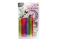 KIDEA Klejowe szablony Metallic ART MAGIC - WRÓŻKI