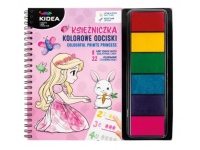KIDEA Kolorowe odciski KSIĘŻNICZKA kreatywne 23x21 cm