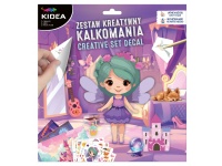 KIDEA Kreatywna kalkomania - naklejki transferowe WRÓŻKI 26x24,5 cm