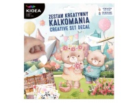 KIDEA Kreatywna kalkomania - naklejki transferowe MISIE 26x24,5 cm