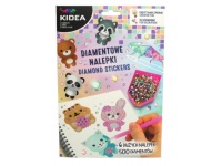 KIDEA Naklejki diamentowe WESOŁE ZWIERZĘTA 26x18 cm