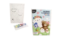 KIDEA Obraz do malowania po numerach 30x20x1 cm MISIE