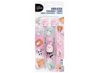 KIDEA Ołówki z temperówką KRÓLICZEK - kpl 3 szt