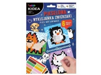KIDEA Pikselowa wyklejanka ZWIERZAKI 26x18 cm