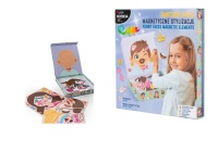 KIDEA Śmieszne buzie magnetyczne - kreator stylizacji 52 el. 23x22x3 cm