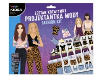 KIDEA Zestaw kreatywny PROJEKTANTKA z szablonami 29x24 cm