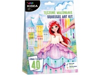 KIDEA Zestaw kreatywny Tęczowe malowanie 21x15x3 cm