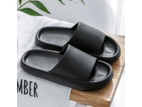 Klapki piankowe EVA CZARNE Z DELIKATNYM WZOREM roz: 42-43