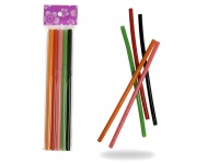 Klej do pistoletu na gorąco gr. 0,7 cm, dł. 20 cm KOLOROWY opakowanie 5 szt